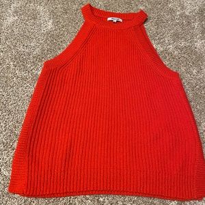 madewell sweater tank top.